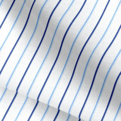 Classic Blue Wide Pin Stripe Shirt