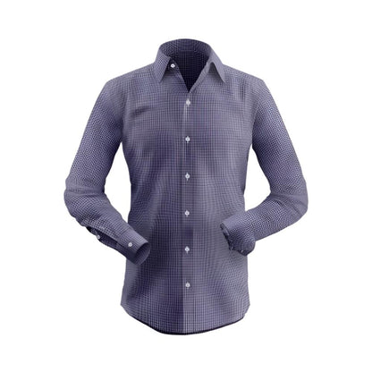 Classic Black- Purple Gingham checks Shirt