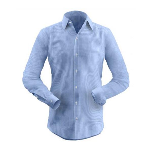 Blue Gingham Checks Shirt