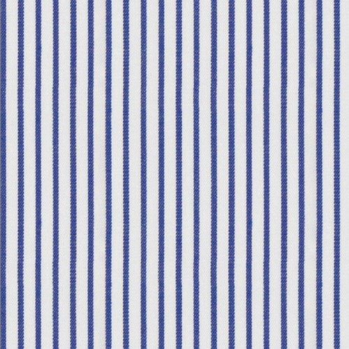 Classic White with Navy Stripe Shirt