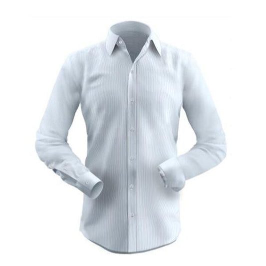 Classic Light Blue & White Bengal Stripe Shirt