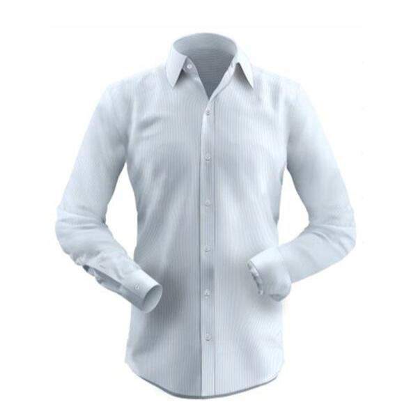 Classic Light Blue & White Bengal Stripe Shirt