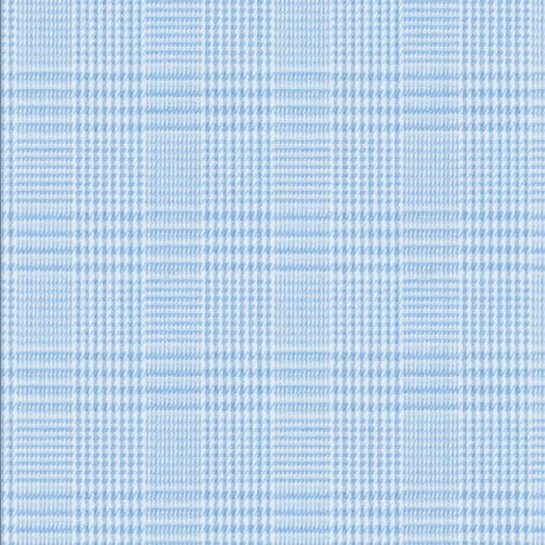 Perennial Light Blue Glen Plaid Shirt