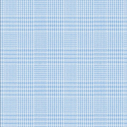 Perennial Light Blue Glen Plaid Shirt