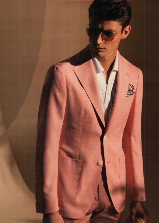Classic Pink Solid Sports Jacket