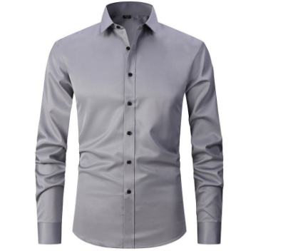 Classic Solid Grey Shirt