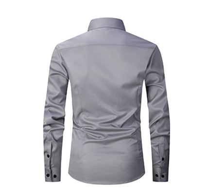 Classic Solid Grey Shirt