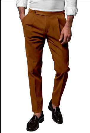 Cotton Mustard Chinos