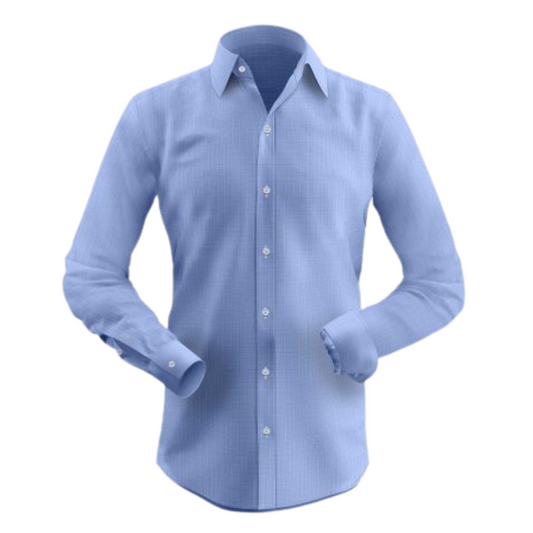 Classic Blue Glen Plaid Shirt